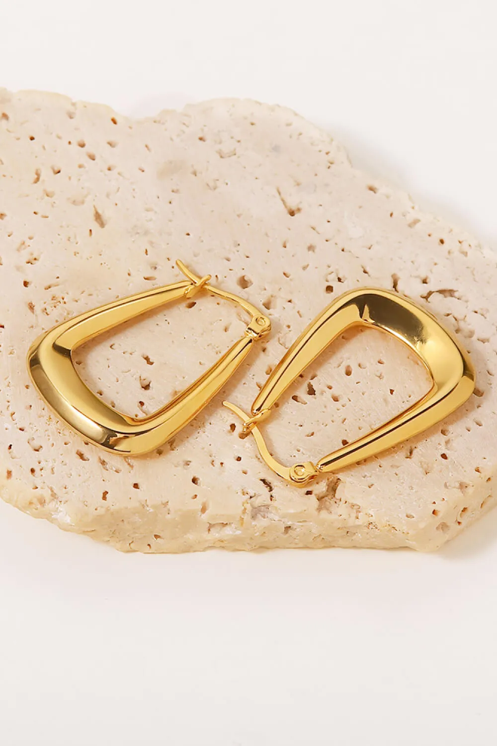 18K Gold-Plated Geometric Earrings