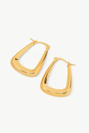 18K Gold-Plated Geometric Earrings