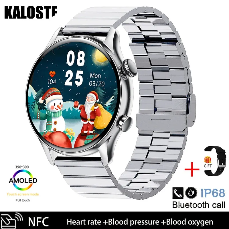 2022 Bluetooth Call Ladies Smart Watch Men Full Touch Screen Heart Rate Monitor Fitness Watches Smartwatch For Android IOS Women