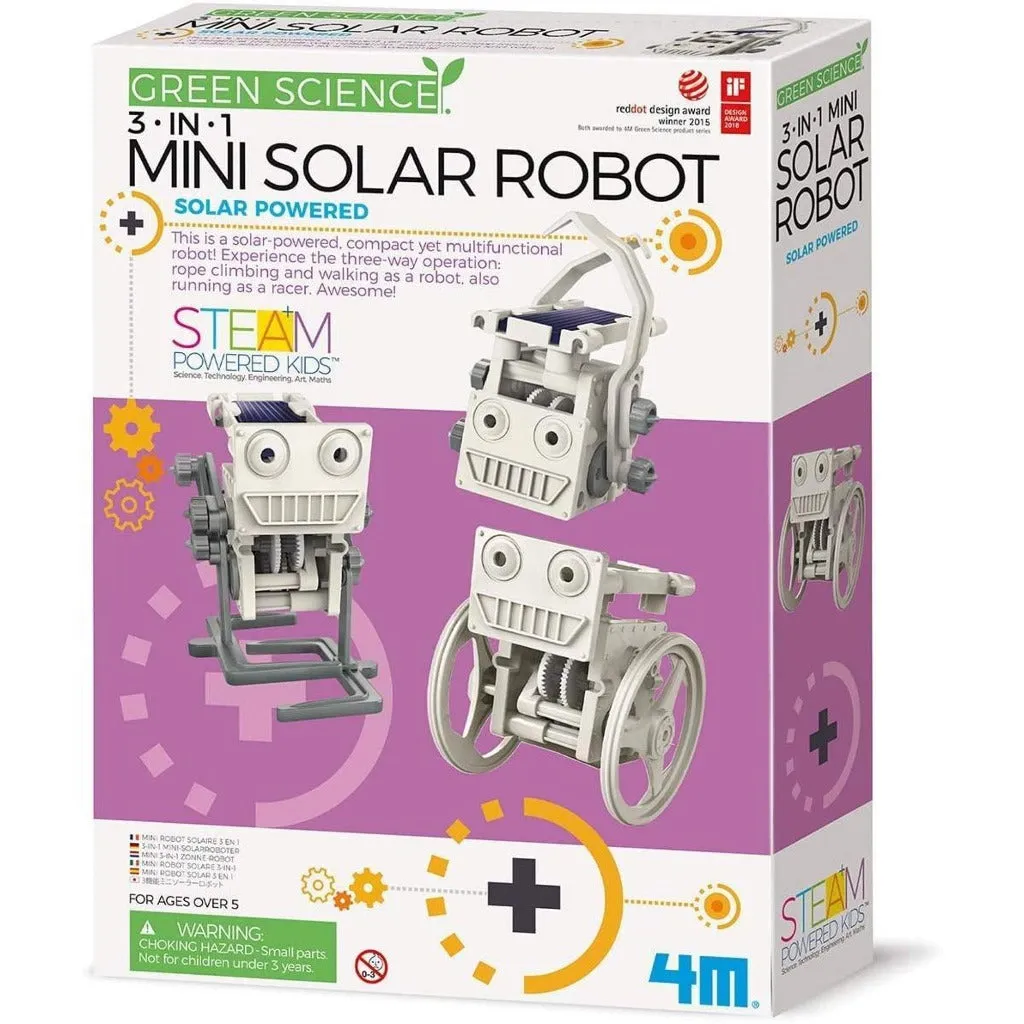 3-in-1 Solar Robot 4M