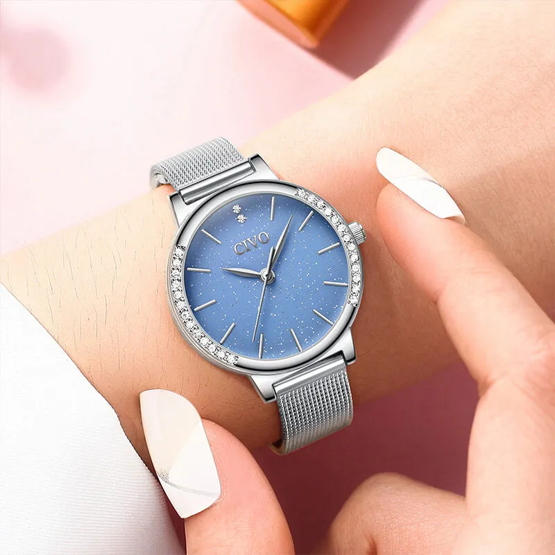 8115C | Quartz Women Watch | Mesh Band