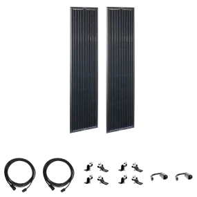 Airstream OBSIDIAN SERIES 180 Watt Long Solar Panel Expansion Kit