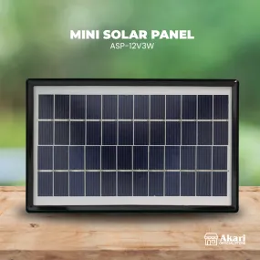 Akari Mini Solar Panel (ASP-12V3W)