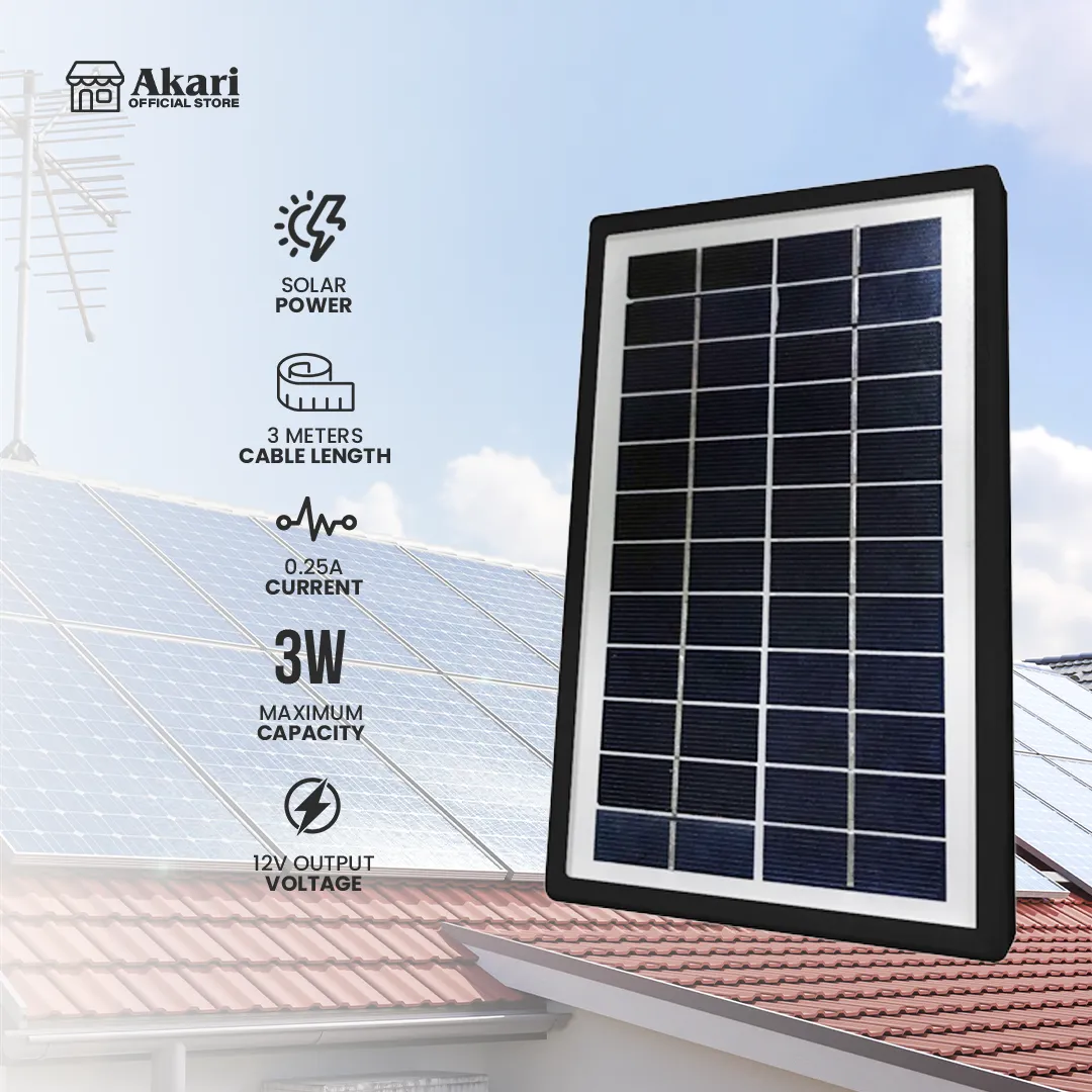 Akari Mini Solar Panel (ASP-12V3W)