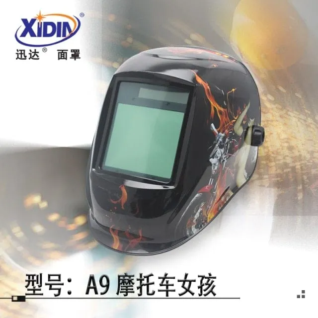 Auto darkening welding helmet/welding mask/MIG MAG TIG True Color/Real Color/4arc sensor/Solar cell (Grand-918I/958I)