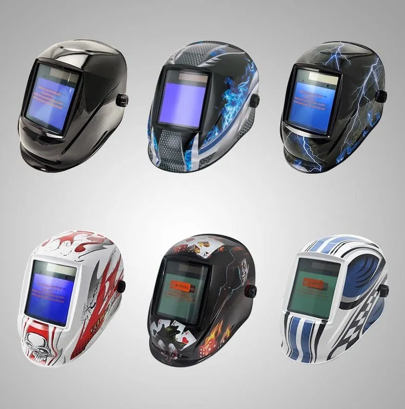 Auto darkening welding helmet/welding mask/MIG MAG TIG True Color/Real Color/4arc sensor/Solar cell (Grand-918I/958I)