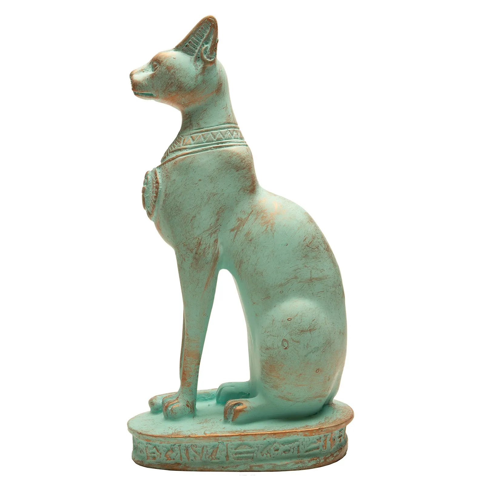 Bastet Cat Statuette - Green