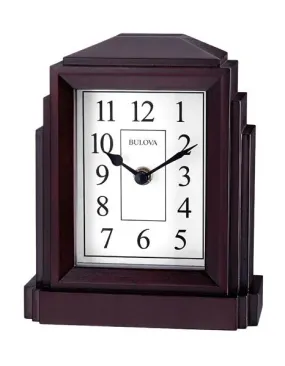 Bulova Empire Mantel Clock - Bluetooth-Enabled Wireless Speaker for Streaming