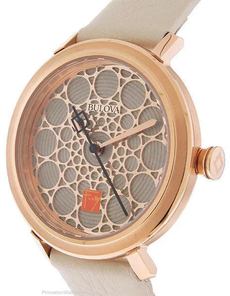 Bulova Ladies Frank Lloyd Wright SC Johnson Building Watch - Rose Gold-Tone