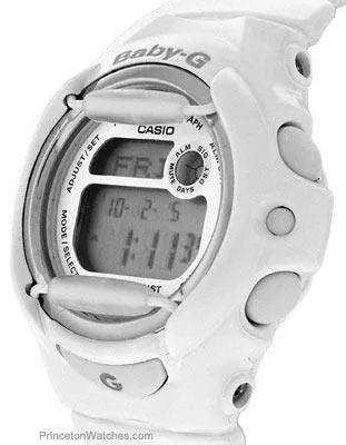 Casio Baby-G Whale - Solid Snow White - World Time Chronograph - 200 M