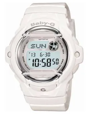 Casio Baby-G Whale - Solid Snow White - World Time Chronograph - 200 M