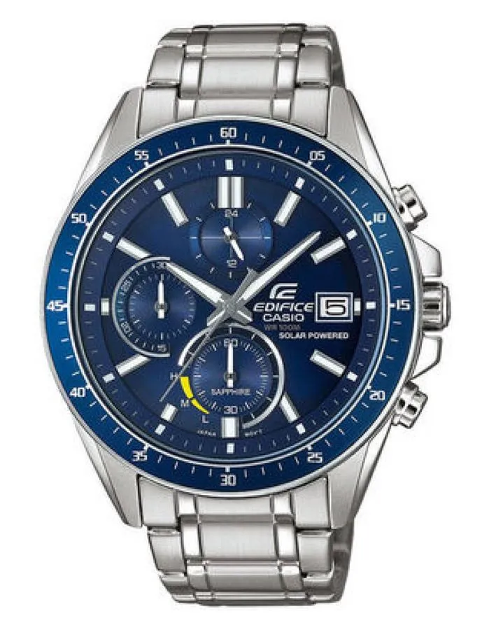 Casio Edifice EFSS510 Series Mens Watch - Chronograph - Blue Dial - Stainless