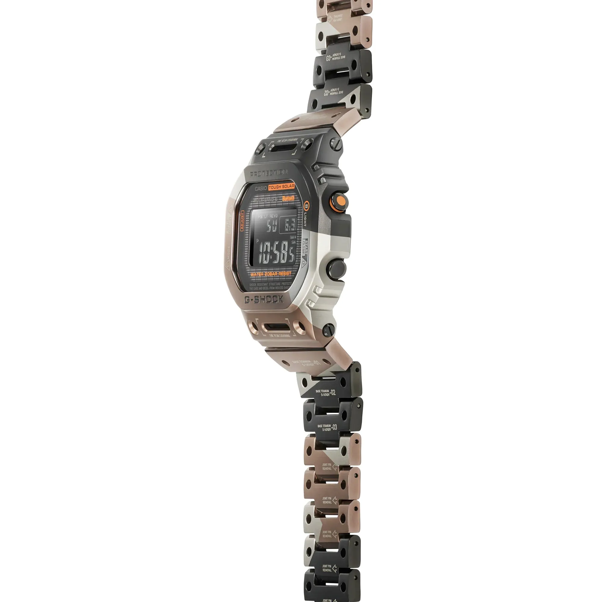 Casio G-SHOCK 5600 Virtual Armor II Digital Titanium Watch GMWB5000TVB-1 Limited