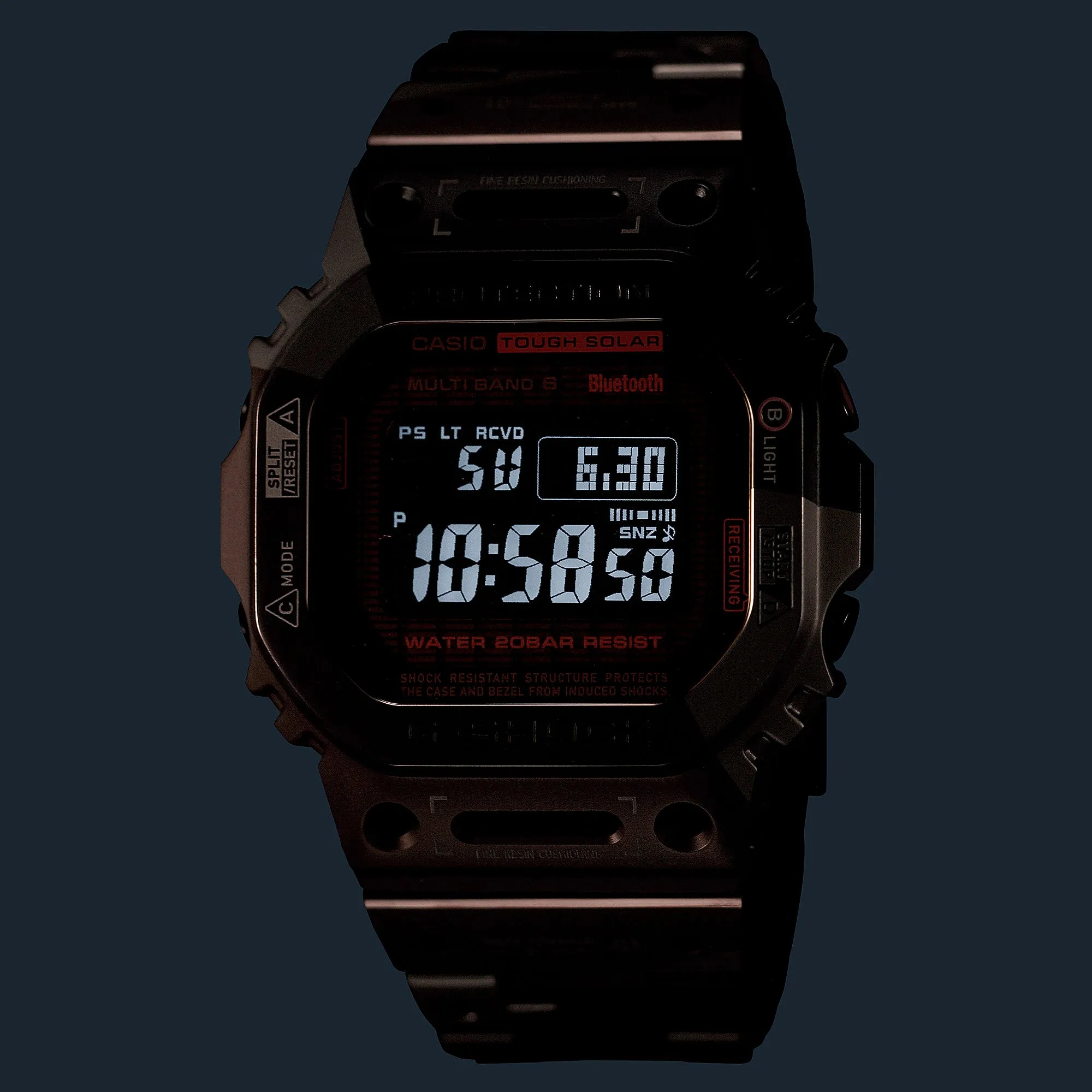 Casio G-SHOCK 5600 Virtual Armor II Digital Titanium Watch GMWB5000TVB-1 Limited