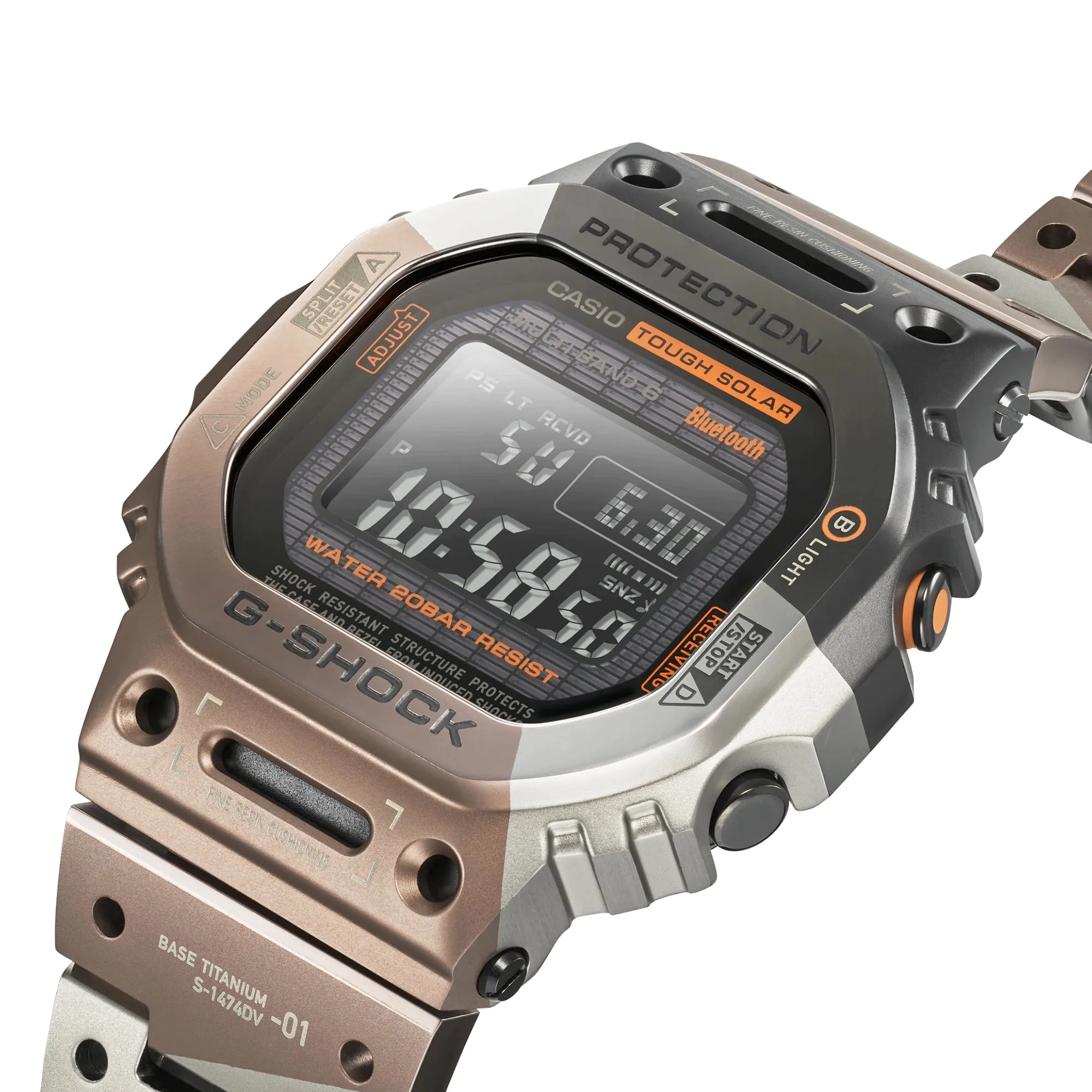 Casio G-SHOCK 5600 Virtual Armor II Digital Titanium Watch GMWB5000TVB-1 Limited