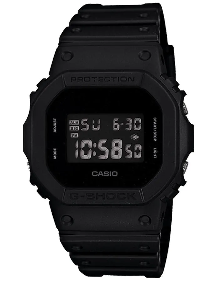 Casio G-Shock Classic Watch - Black Out - Illuminator - 200M - Alarm