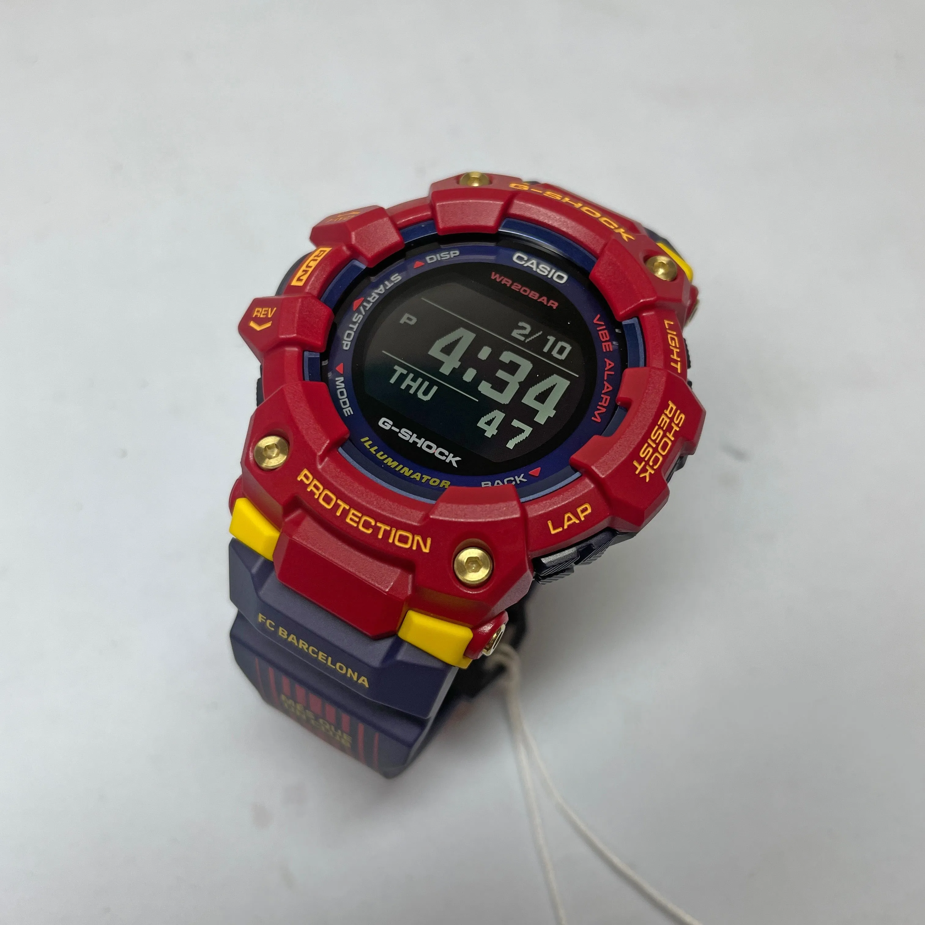 CASIO G-Shock GBD100BAR-4 Matchday Barcelona Football Watch Power Trainer