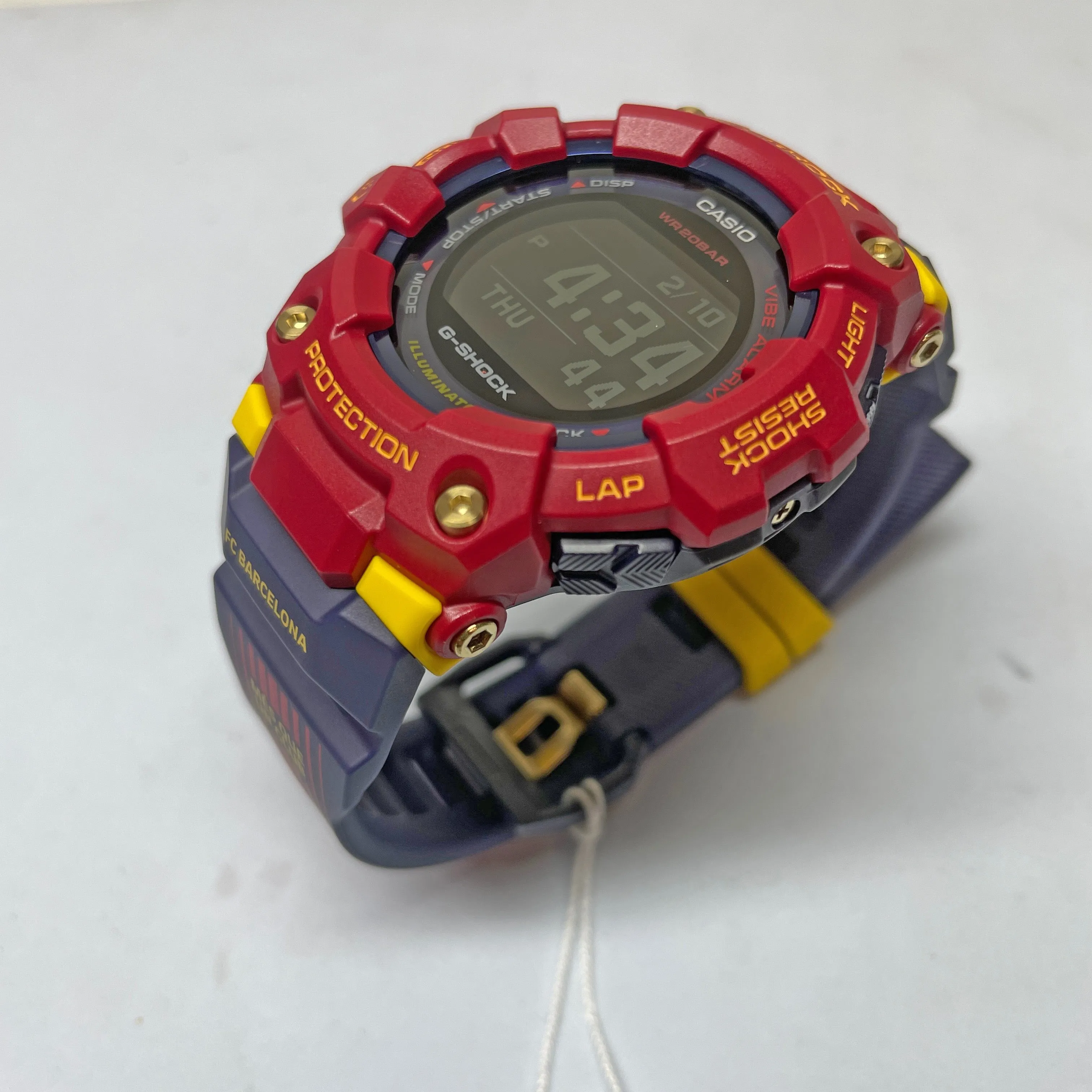 CASIO G-Shock GBD100BAR-4 Matchday Barcelona Football Watch Power Trainer