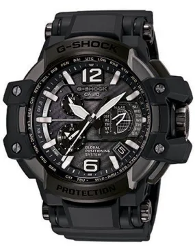 Casio G-Shock Mens Gravitymaster Aviation - GPS Atomic Solar Hybrid - 200M