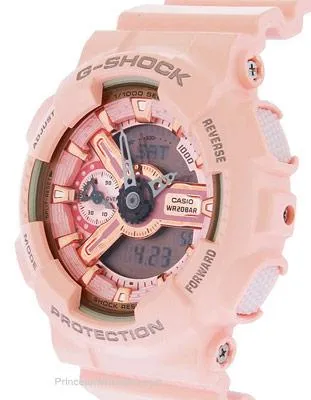 Casio G-Shock S Series - Light Pink & Rose Gold-Tone - Magnetic Resistant