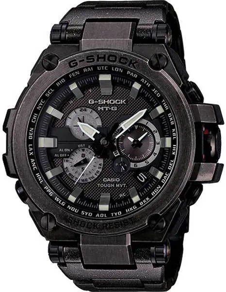 Casio G-Shock Solar Triple-G Atomic Watch - Black Stainless Steel Case