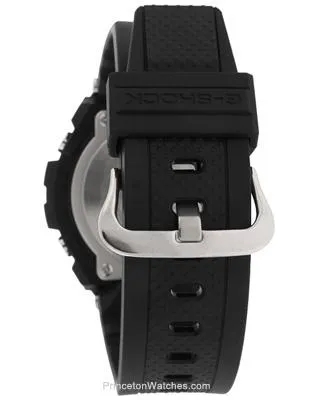 Casio Mens G-Shock G-Steel Solar Watch - Ana-Digi - Gold Accents - Black Strap