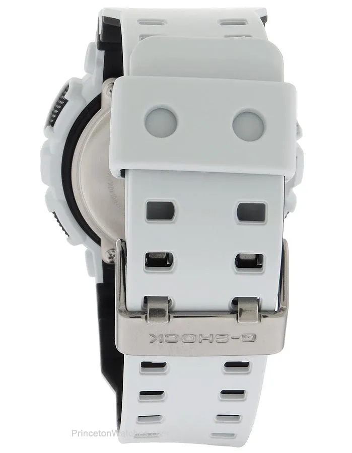 Casio Mens G-Shock Layered Band Series - White & Black - Magnetic Resistant