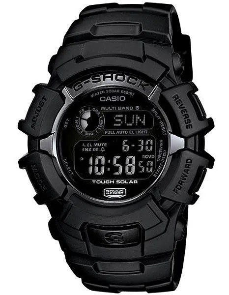 Casio Mens Solar Multi-Band Atomic Limited Edition G-Shock - Black Design