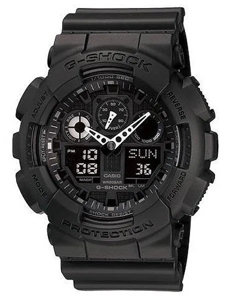 Casio XL G-Shock - Stealth Black - Magnetic Resistant - World Time - 200m