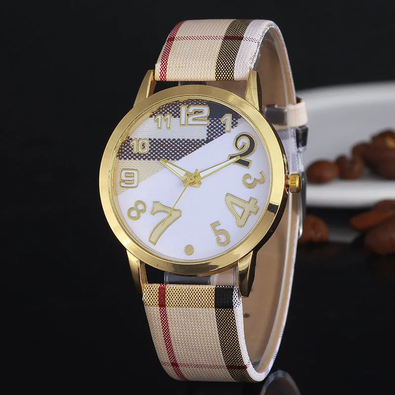 Casual Women's Quartz Wrist watches Leather Women's Bracelet