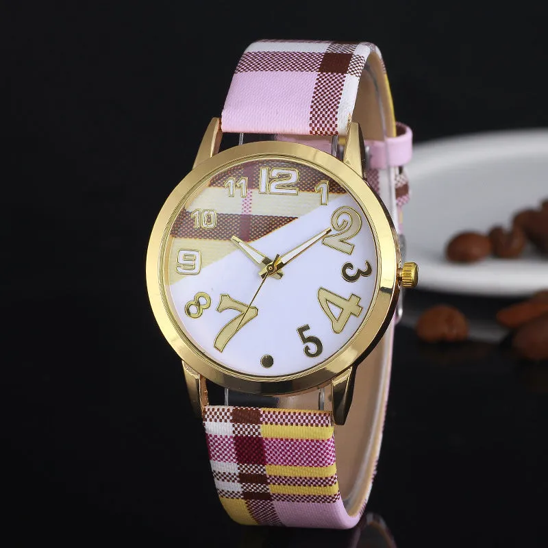 Casual Women's Quartz Wrist watches Leather Women's Bracelet