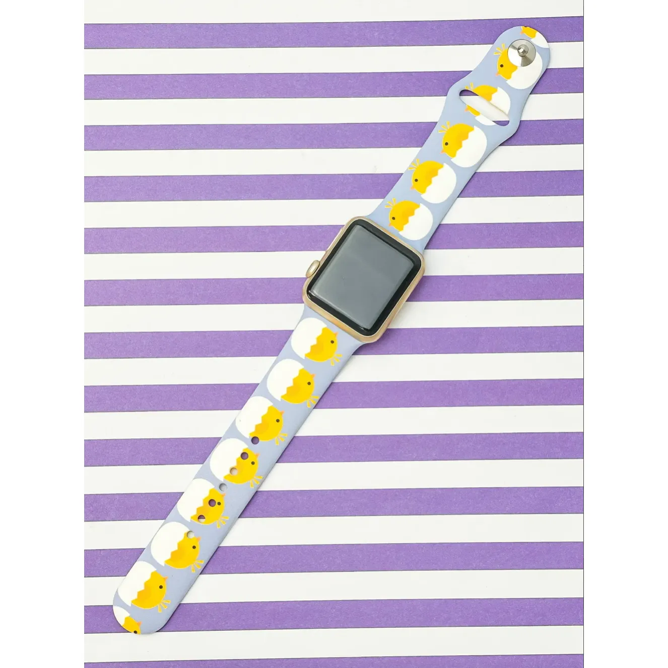 Chick Easter Printed Silicone Watch Bands