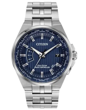 Citizen Eco-Drive Mens World A-T - Stainless - Atomic - Bracelet