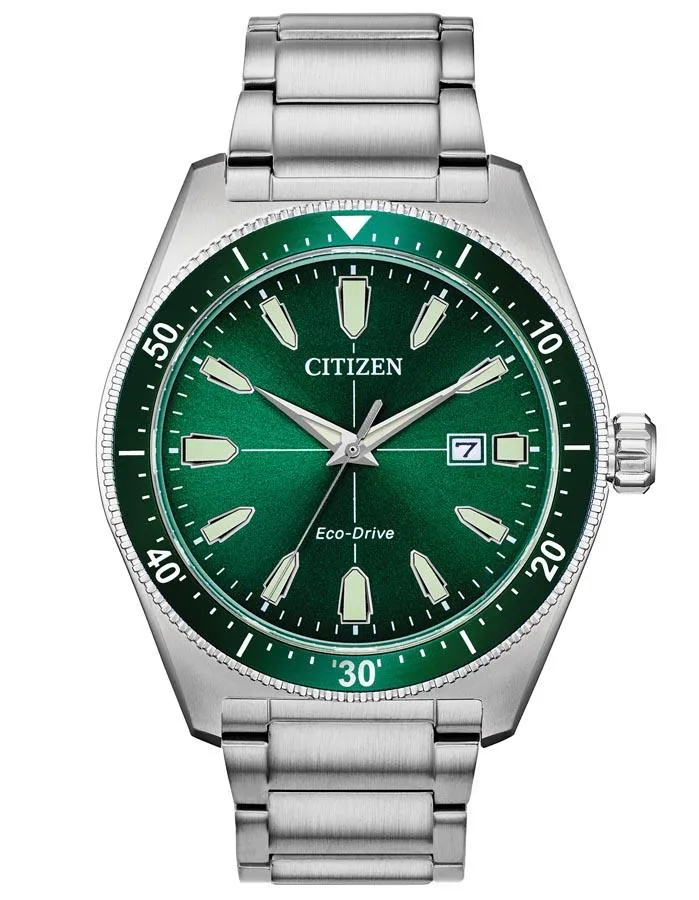 Citizen Eco-Drive Vintage Brycen Sport - Stainless Steel - Date - Bracelet