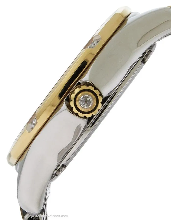 Citizen Signature Ladies Diamond Versailles - White Dial - Two-Tone Bracelet