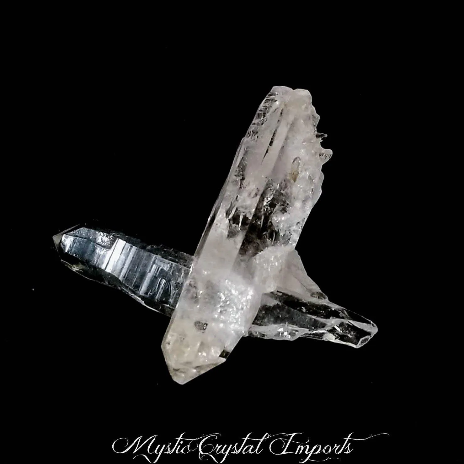 Clear Quartz Multi-Point Cluster-1 3/4