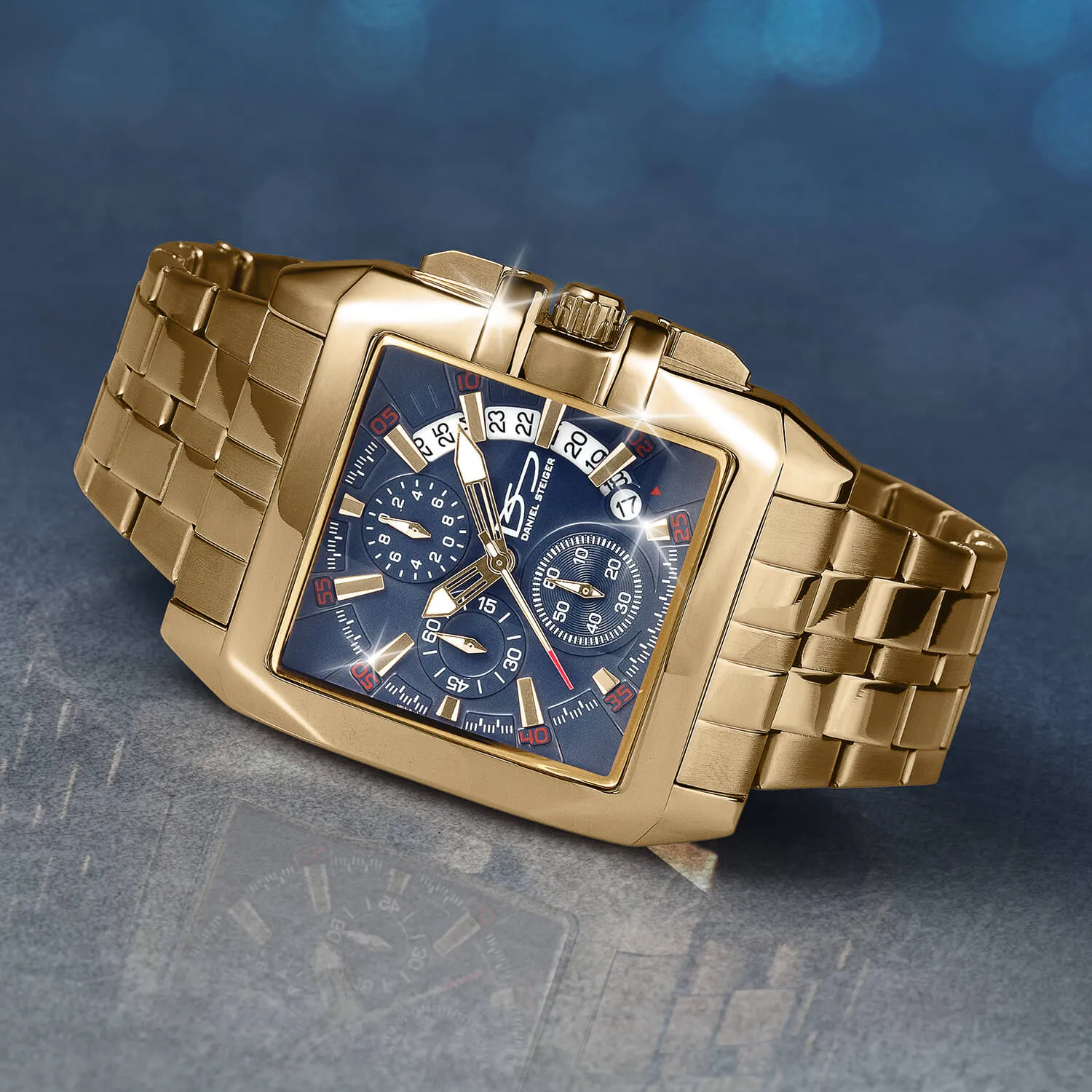 Concept Gold Blue Dial Men's Watch