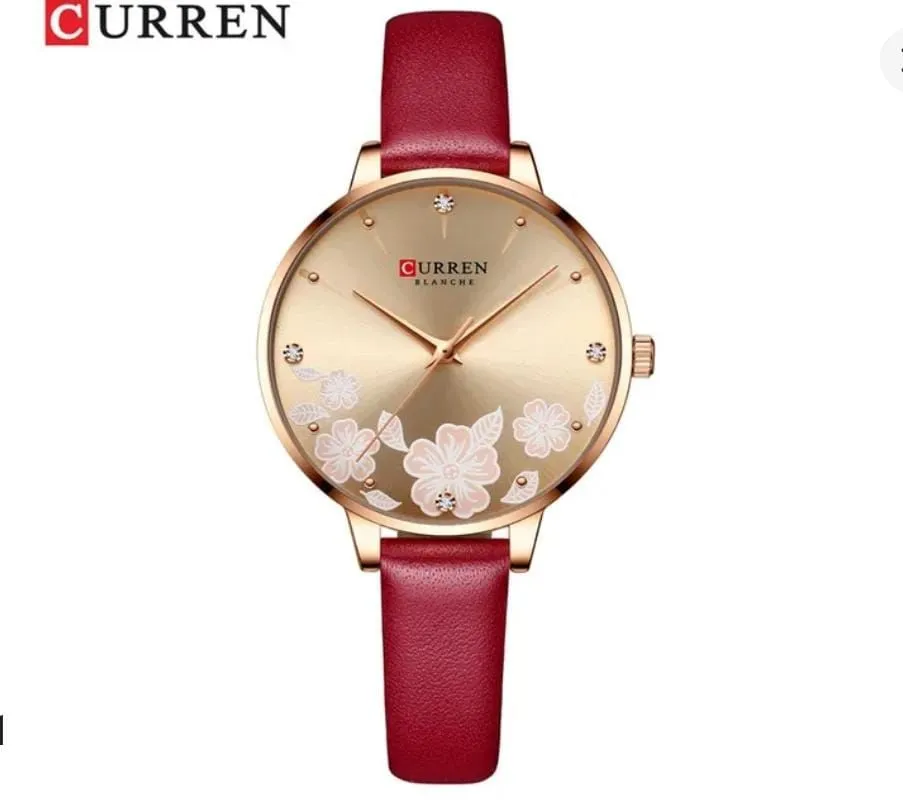 CURREN LADIES LEATHER STRAP