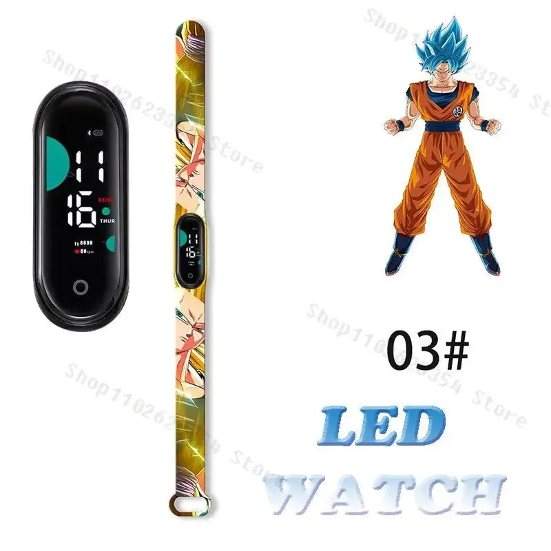 Dragon Ball Z Kids LED Touch Sports Watch - Kakarotto Design