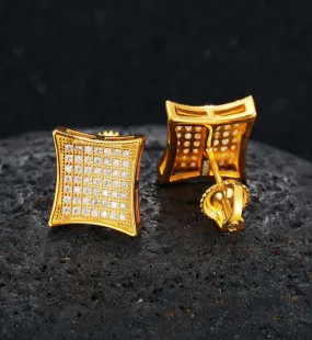 Elegant Square Stud Earrings