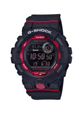 G SHOCK black/ red GBD800-1