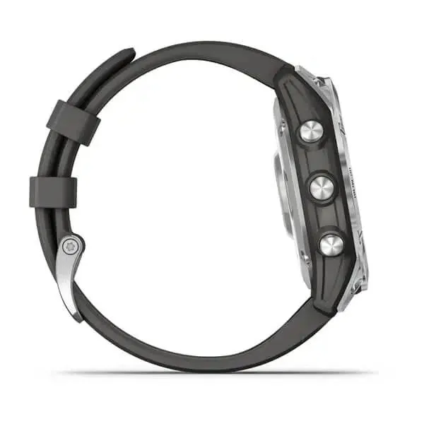 Garmin Fenix 7- Silver with Graphite Band