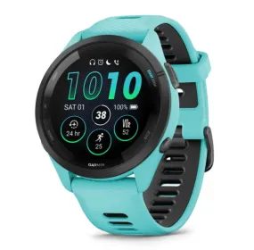 Garmin Forerunner 265, Black/Aqua