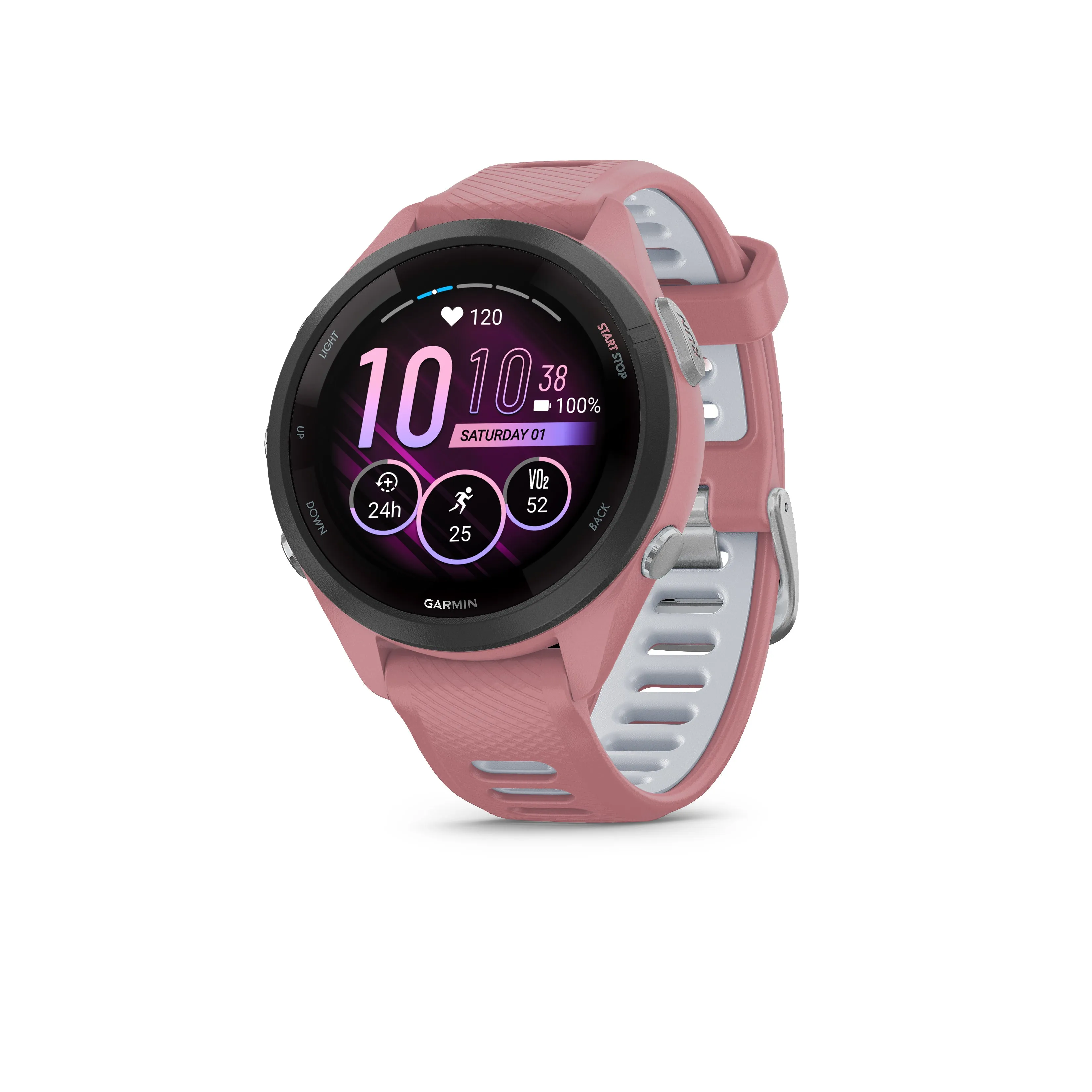 Garmin Forerunner 265S, Black/Pink