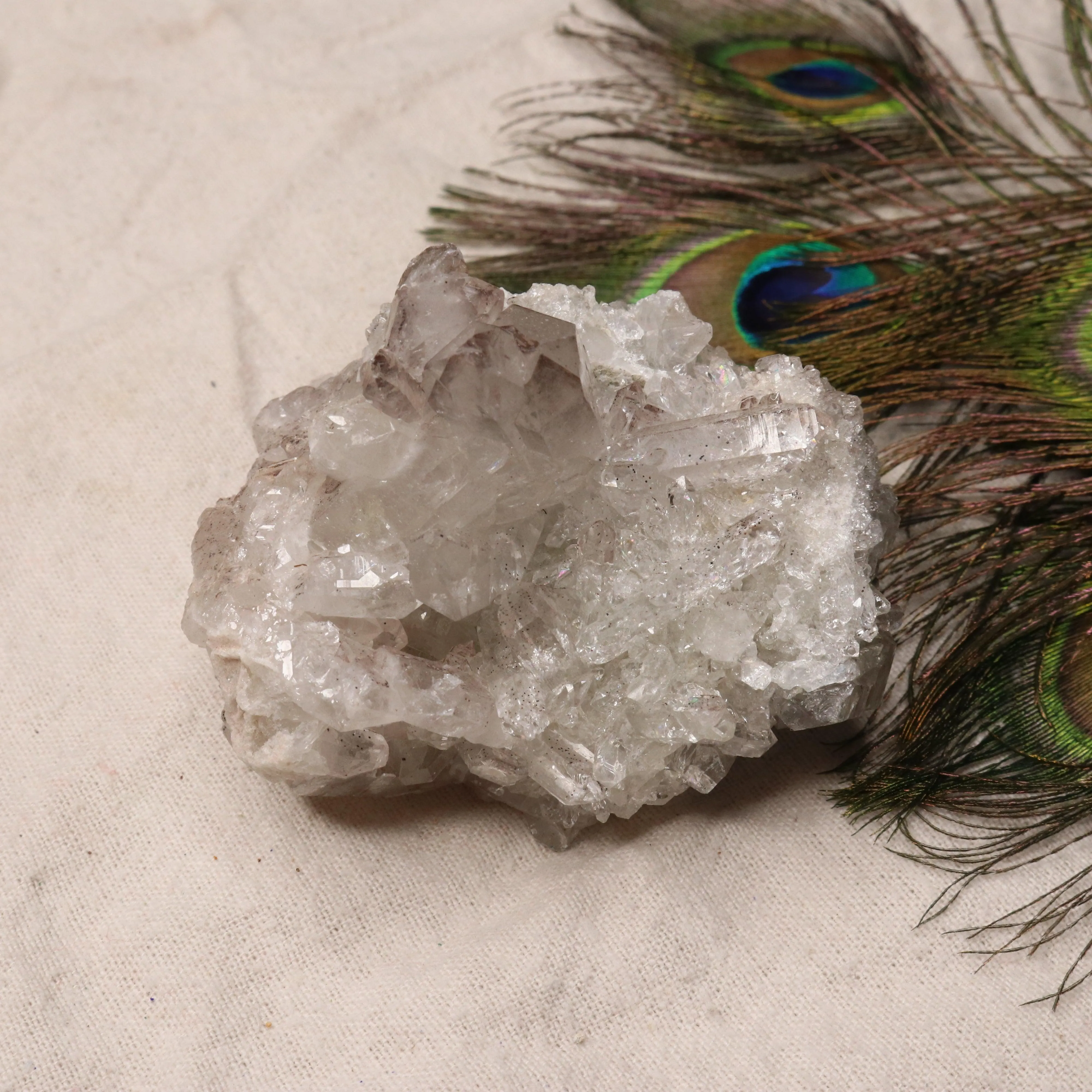 Grade A Lithium Quartz Cluster Self Healed from Brazil~ Super Gemmy Specimen