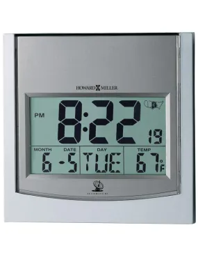 Howard Miller Techtime I Accuwave DS Radio-Controlled Clock - Temperature