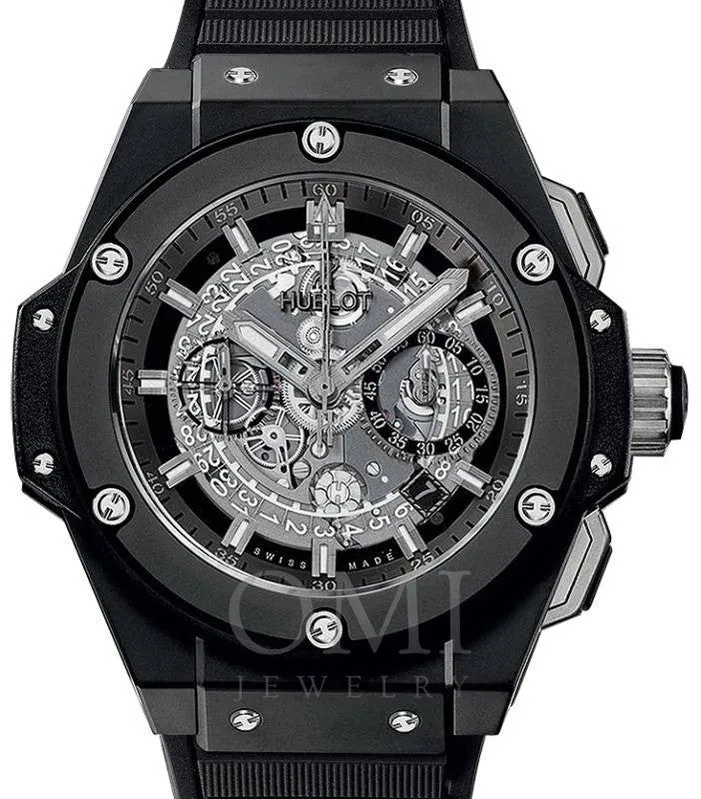 HUBLOT BIG BANG KING POWER UNICO CHRONOGRAPH CERAMIC 48MM SKELETON DIAL RUBBER STRAP 701.CI.0170.RX