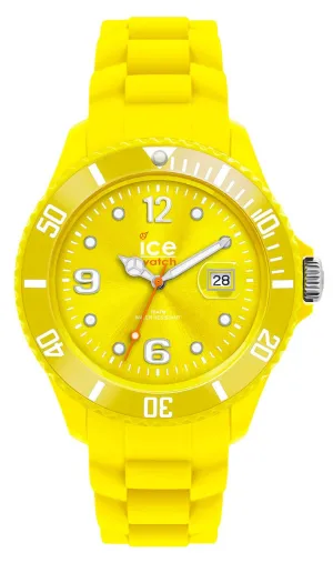 Ice-Watch Ice-Forever Sili Collection Polyamide & Silicon Unisex Yellow Watch SI.YW.U.S.09