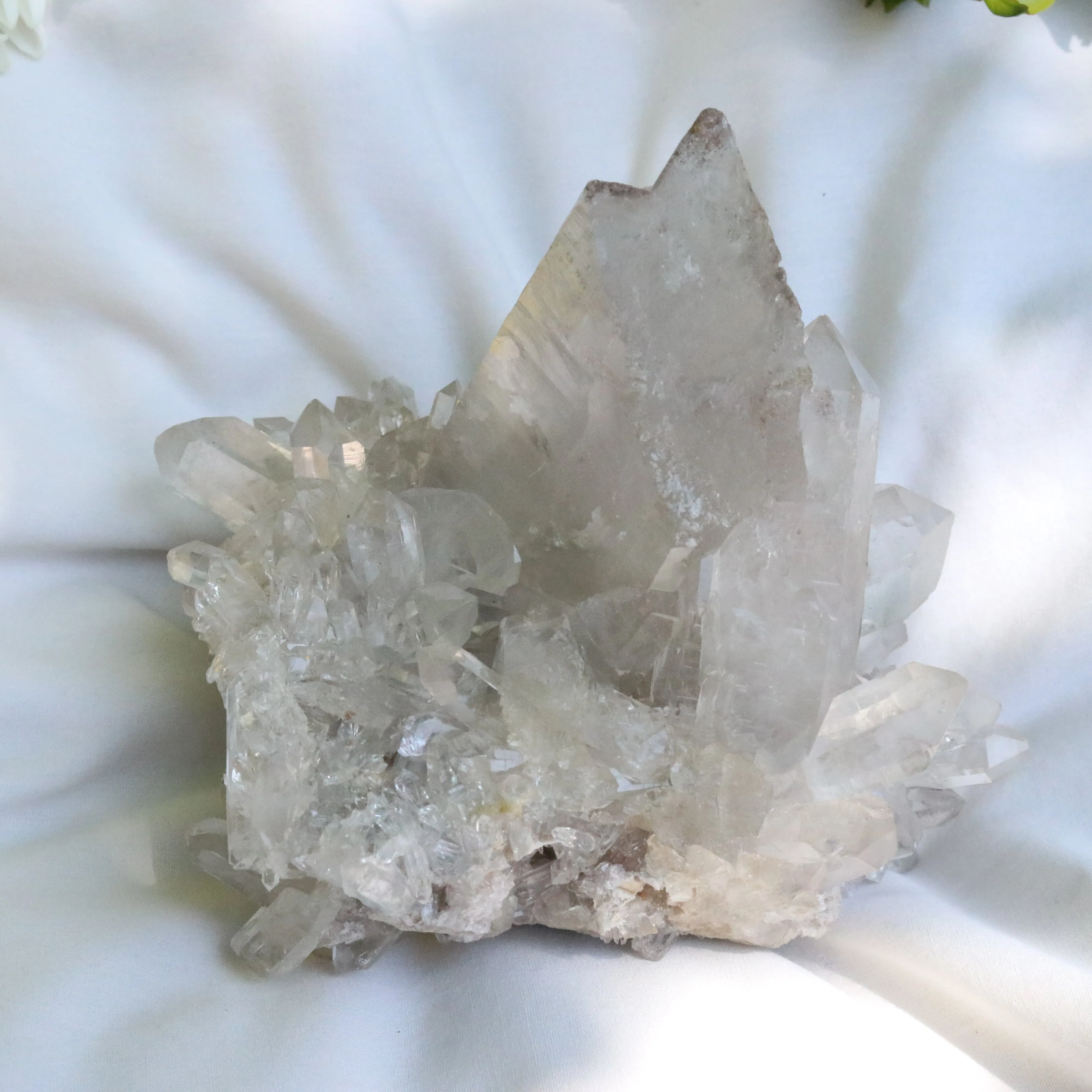 Large Grade A Lithium Quartz Self- Healed Cluster ~ Amazing Clarity and Clusters ~ Locale Brazil