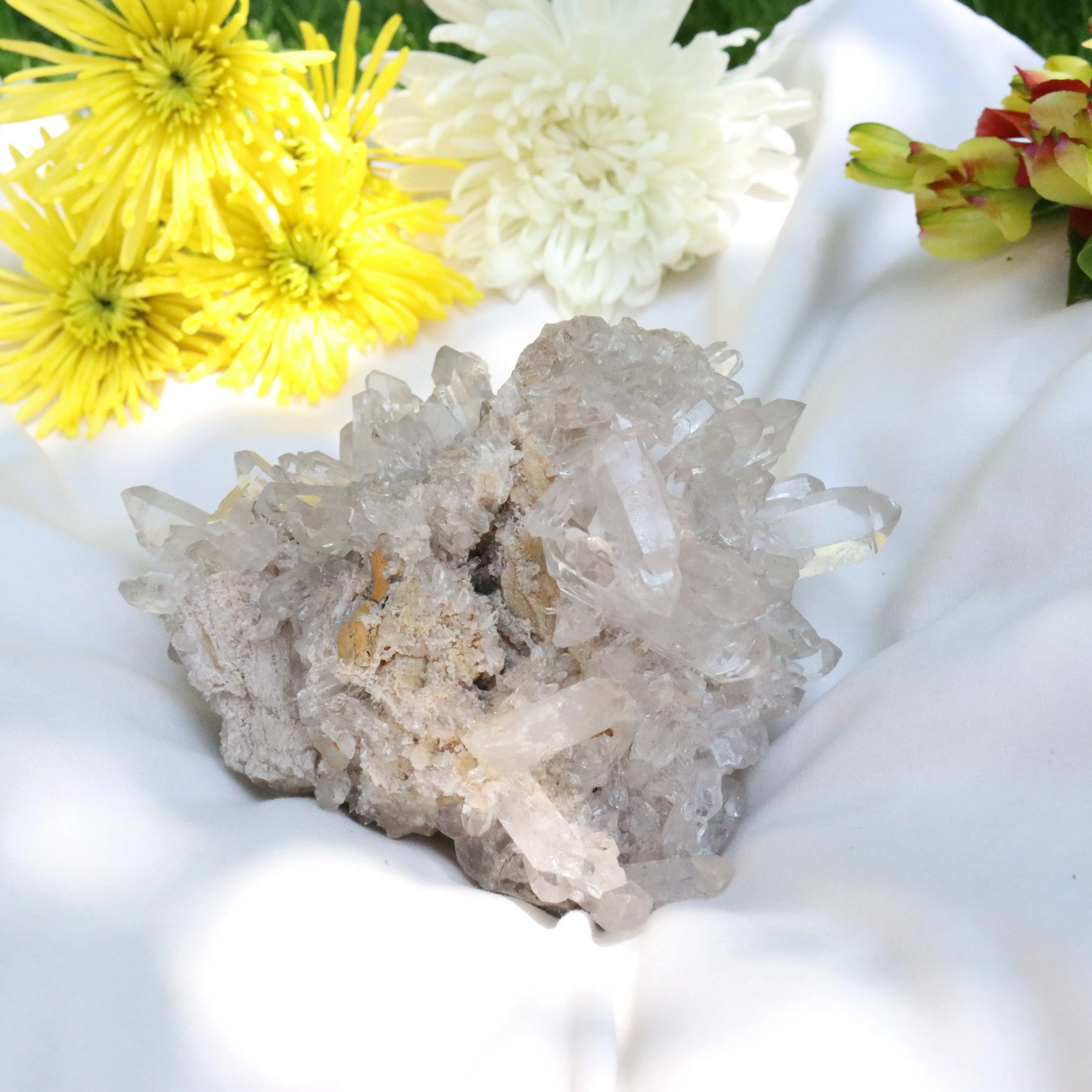 Large Grade A Lithium Quartz Self- Healed Cluster ~ Amazing Clarity and Clusters ~ Locale Brazil